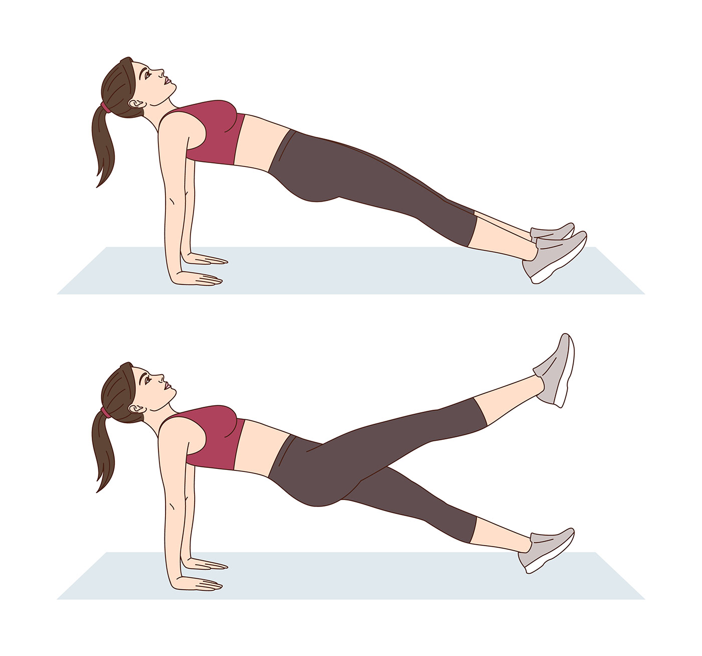 Core Training -- Reverse Plank